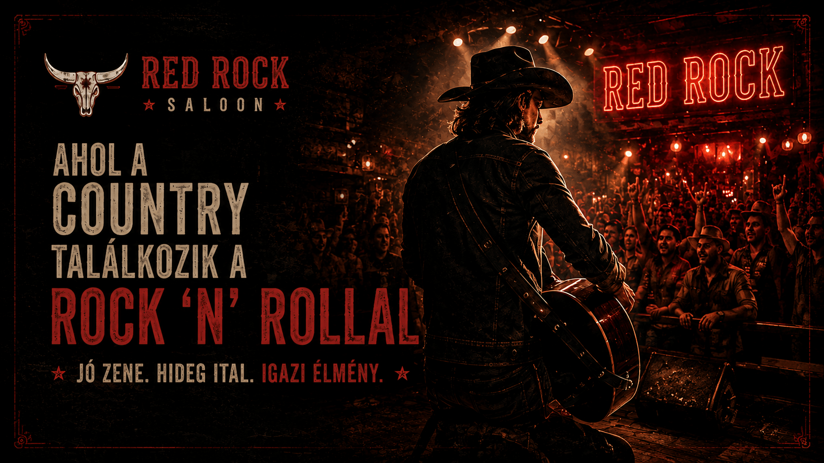 Red Rock Saloon country rock webdesign projekt