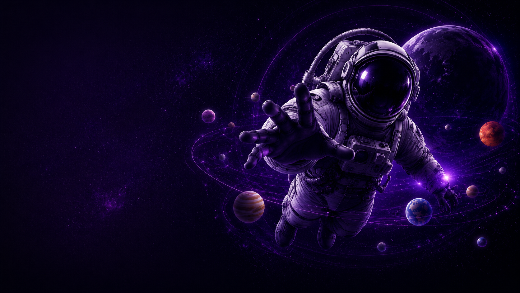 Moony Design prémium webdesign árak – űrhajós vizuál