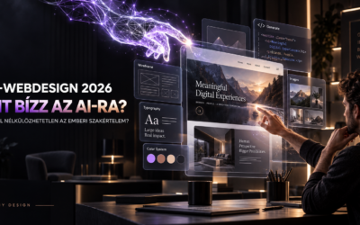 AI-webdesign 2026: mit bízz a mesterséges intelligenciára, és hol nélkülözhetetlen az emberi szakértelem?